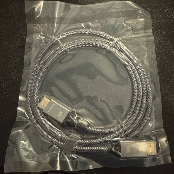 8K HDMI Braided Cable – Gray – New in Package - Picture 4 of 6